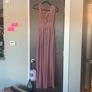 Mauve/plum/pinkish wedding party dress